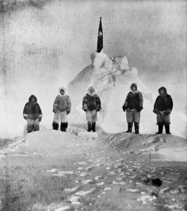 Peary Team Claims Attainment of the (very solid looking) North Pole