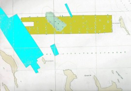 Prior northern surveys for the Franklin wreck - Blue (1997) and Brown (2000)