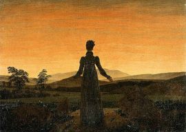 Woman Before the Rising Sun, Caspar David Friedrich, 1820.
