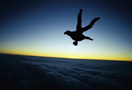"Skydive Sunset Blue" (2005) Photo Credit: Rick Neves