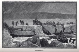 The Greely Party Leaves Fort Conger, 1883. Credit: NOAA